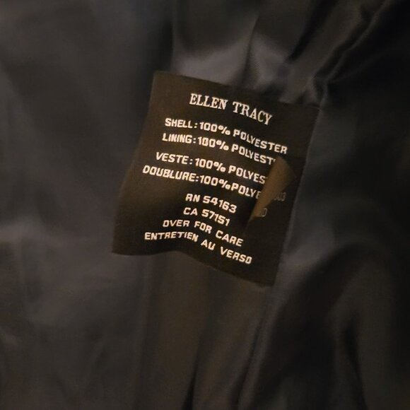 <NEW> Ellen Tracy Women's Jacket Navy / Small - Picture 11 of 15
